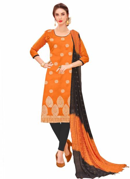 Orange Colour Kanchipuram Vol 2 Rahul NX New Latest Banarasi Silk Salwar Suit Collection 1007